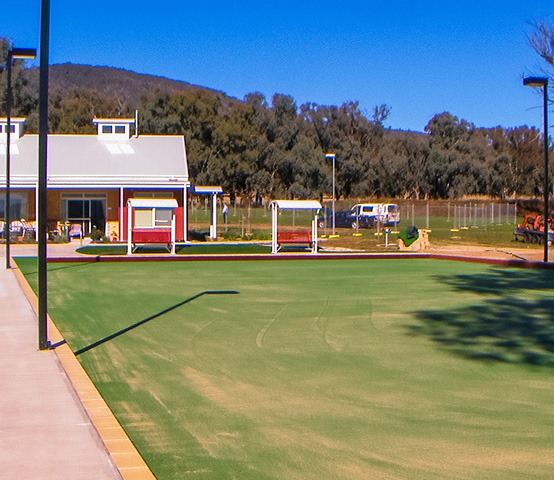 Lawn Bowl Greens at Riverina Sporting Services