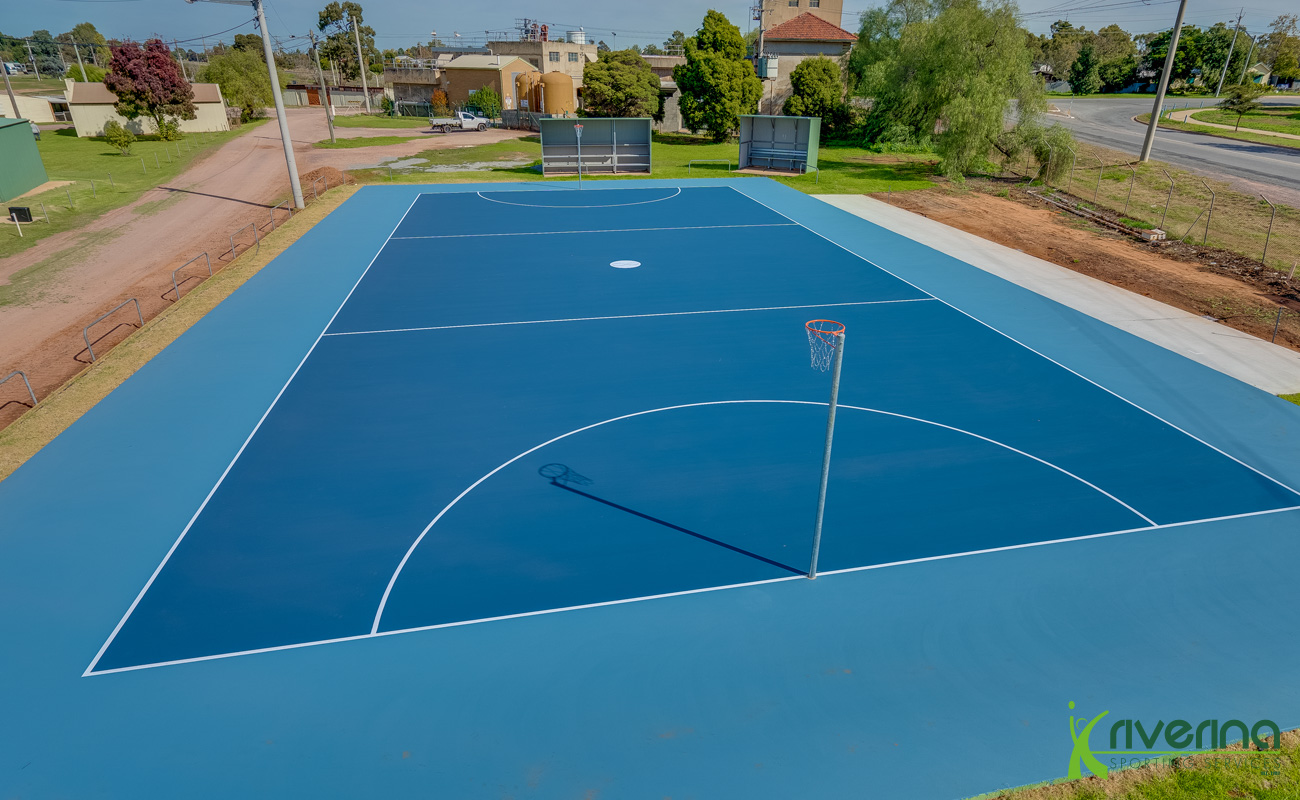Leeton Netball Court - Riverina Sports Project
