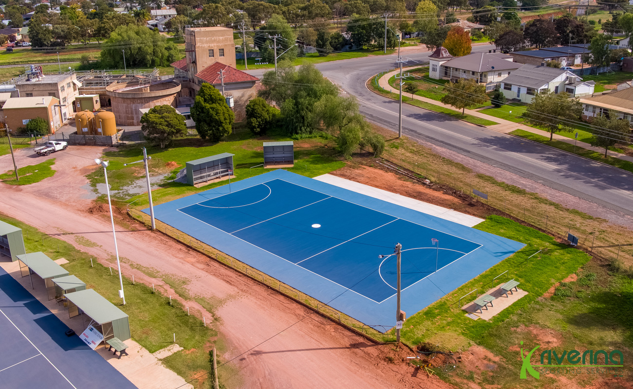 Leeton Netball Court - Riverina Sports Project
